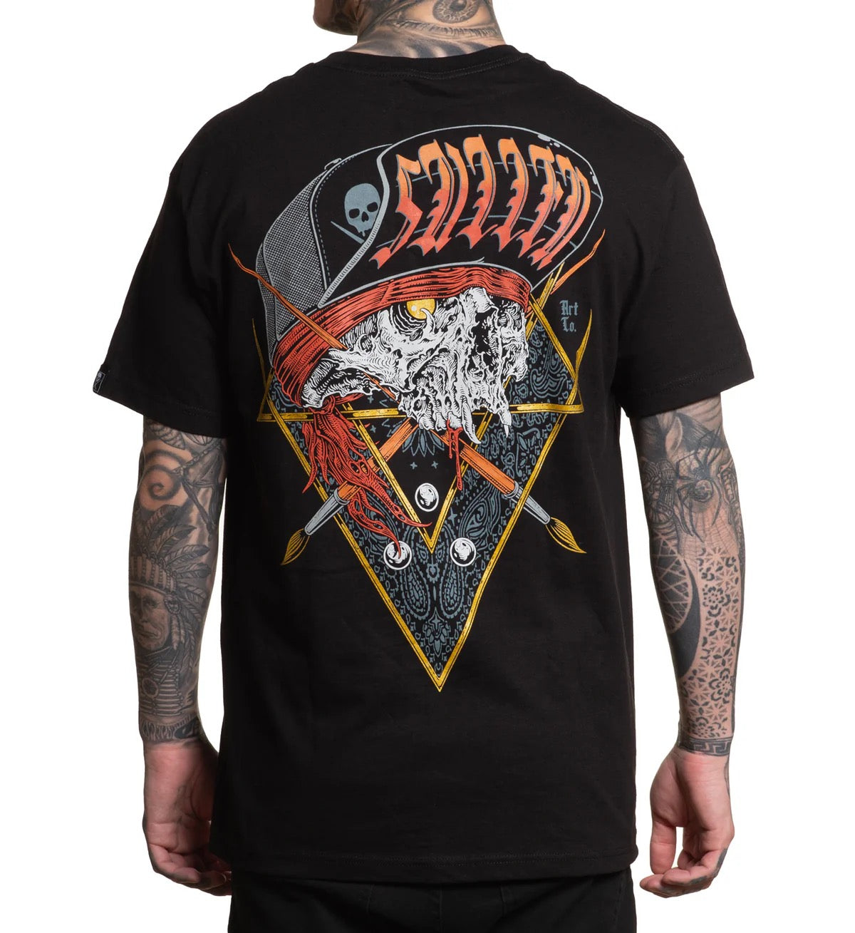 SULLEN CLOTHING THRASH BADGE STANDARD T-SHIRT