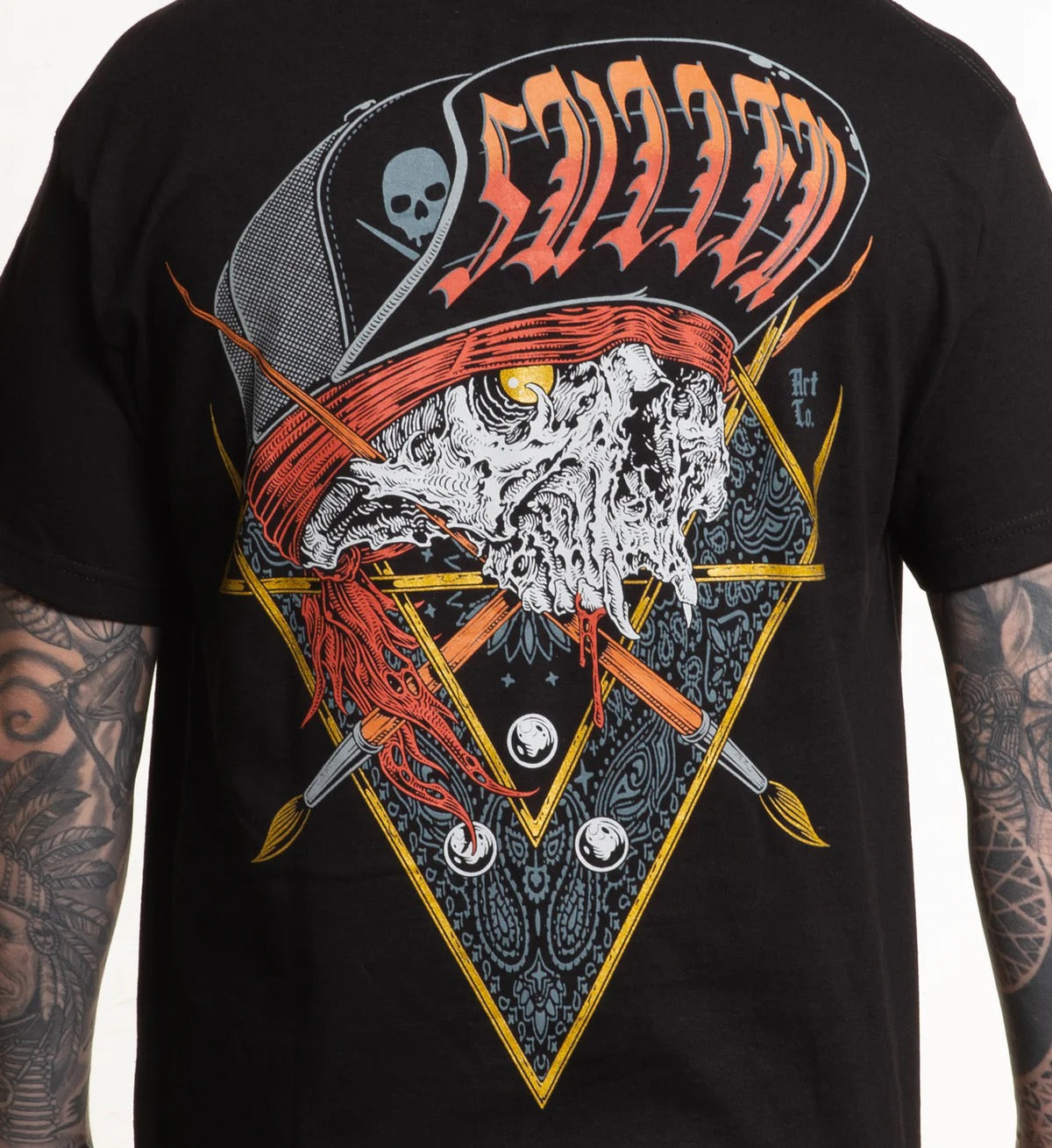 SULLEN CLOTHING THRASH BADGE STANDARD T-SHIRT