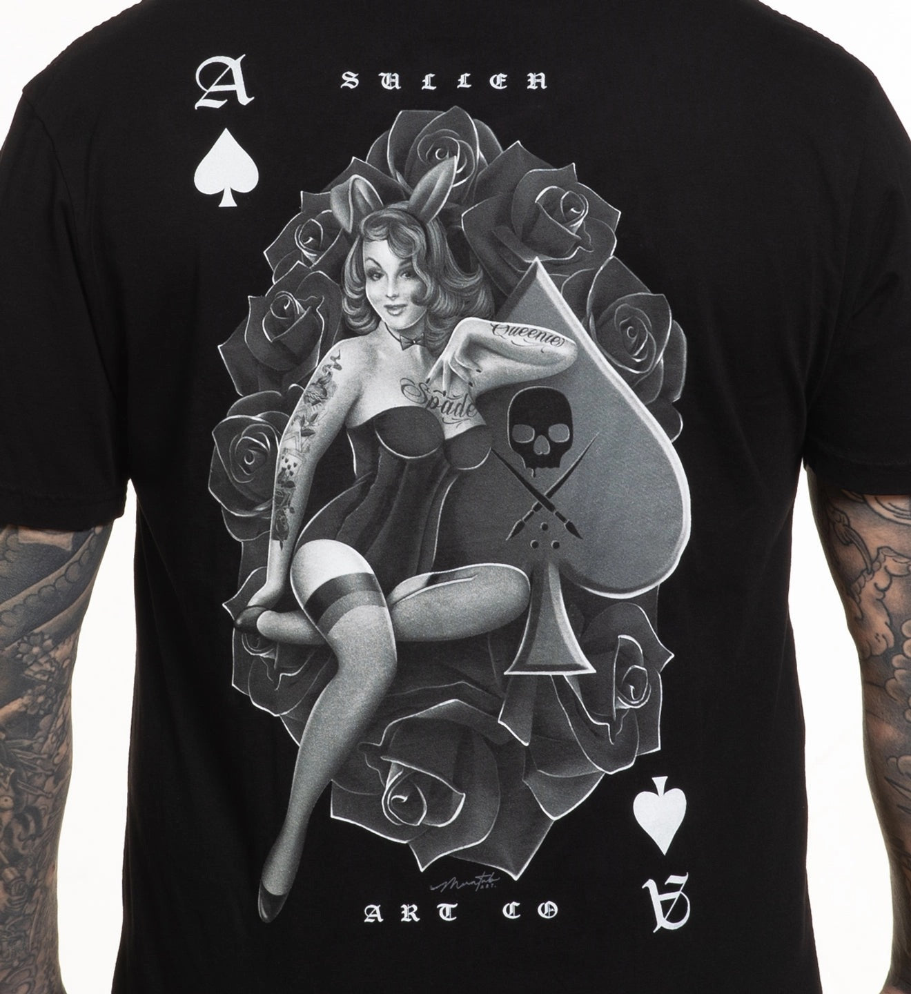 SULLEN CLOTHING QUEEN SPADE PREMIUM T-SHIRT