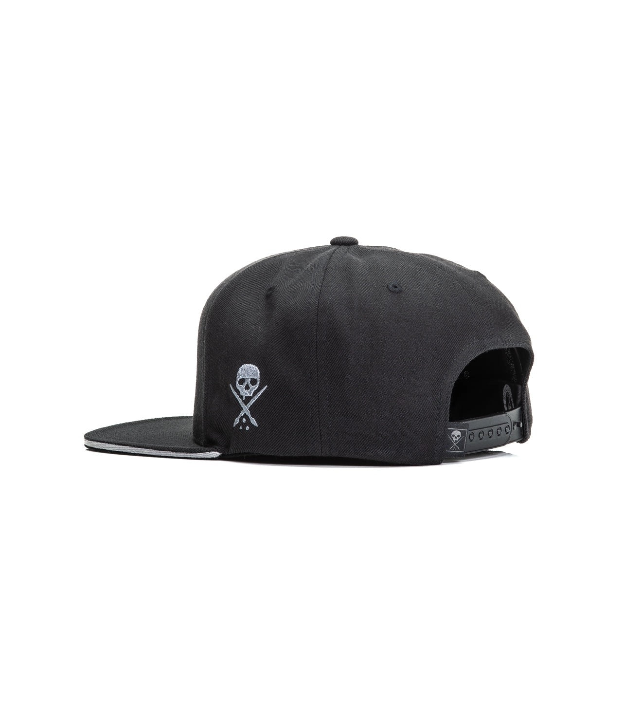 SULLEN CLOTHING STRIKE BLACK & GREY SNAPBACK CAP HAT