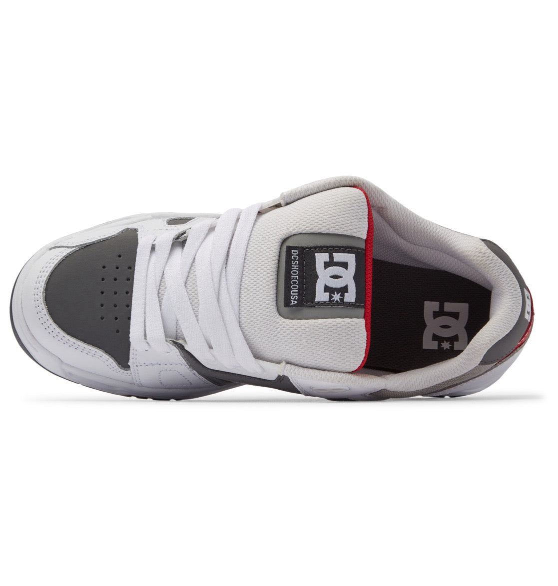 DC SHOES STAG WHITE GREY GREY TRAINERS