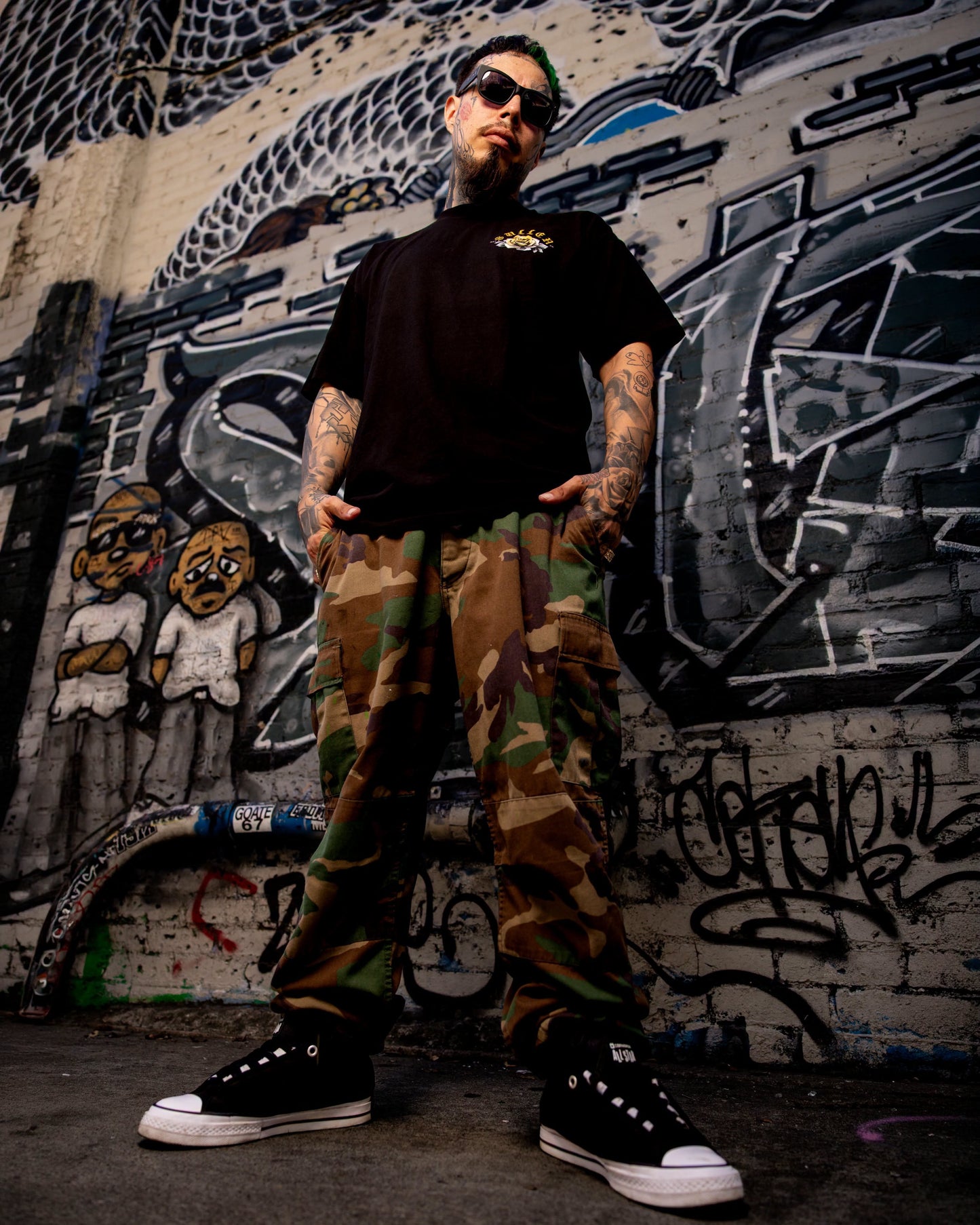 SULLEN CLOTHING GOLD GAZE "1 TON" OVERSIZED HEAVYWEIGHT PREMIUM T-SHIRT