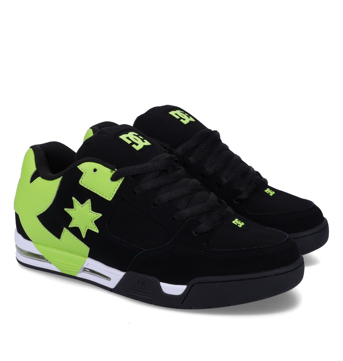 DC SHOES COMMAND BLACK LIME TRAINERS