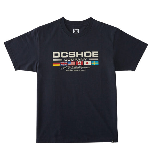 DC SHOES WORLDWIDE T-SHIRT NAVY