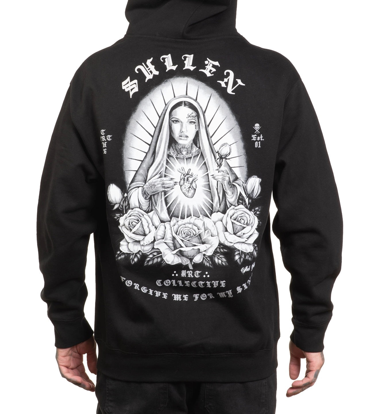 SULLEN CLOTHING MOTHER MARY ZIP HOODIE