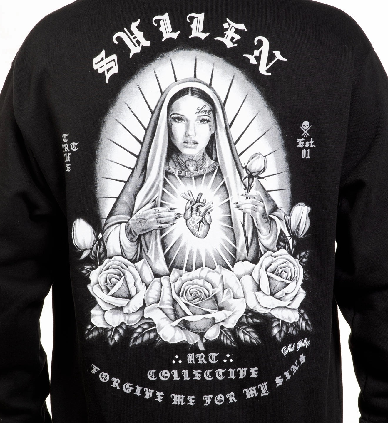 SULLEN CLOTHING MOTHER MARY ZIP HOODIE