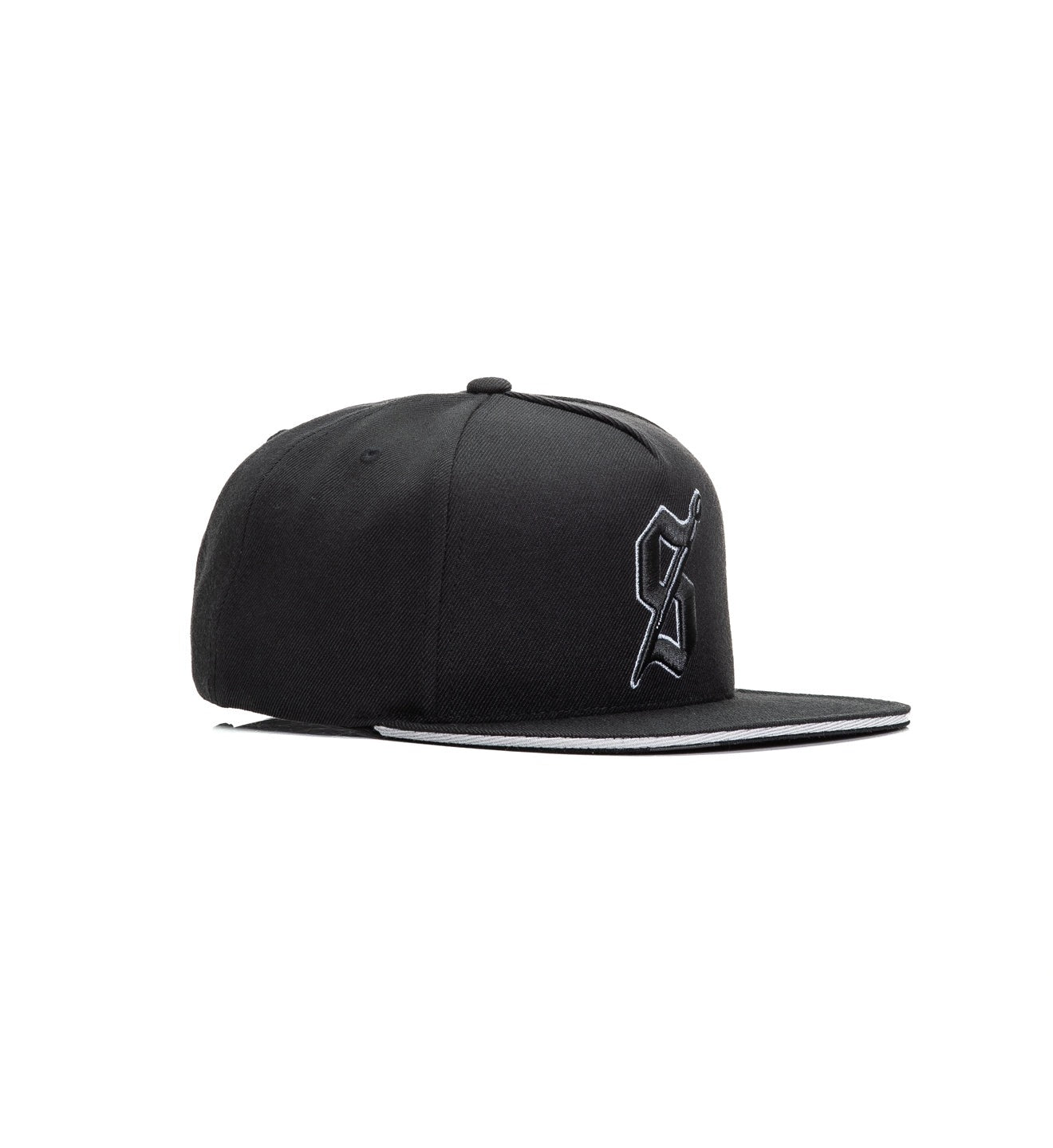 SULLEN CLOTHING STRIKE BLACK & GREY SNAPBACK CAP HAT