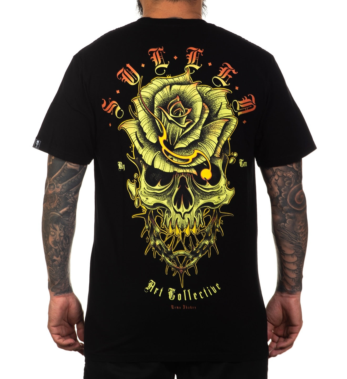 SULLEN CLOTHING REMO TATTOO PREMIUM JET BLACK T-SHIRT