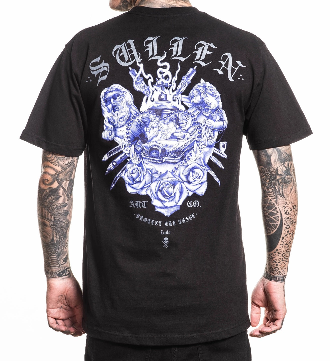 SULLEN CLOTHING LOWBO STANDARD BLACK T-SHIRT
