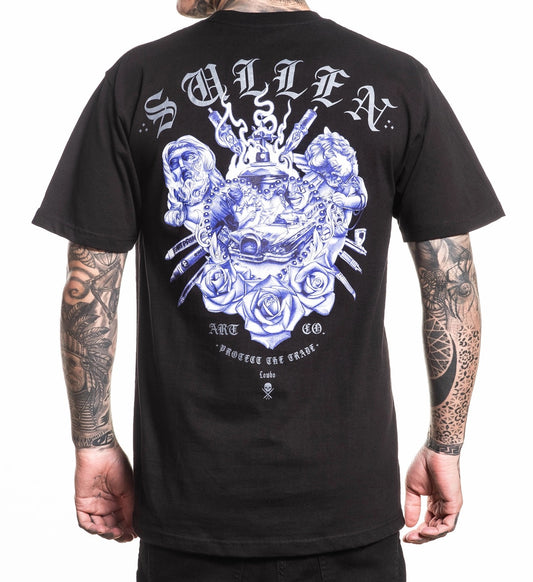 SULLEN CLOTHING LOWBO STANDARD BLACK T-SHIRT