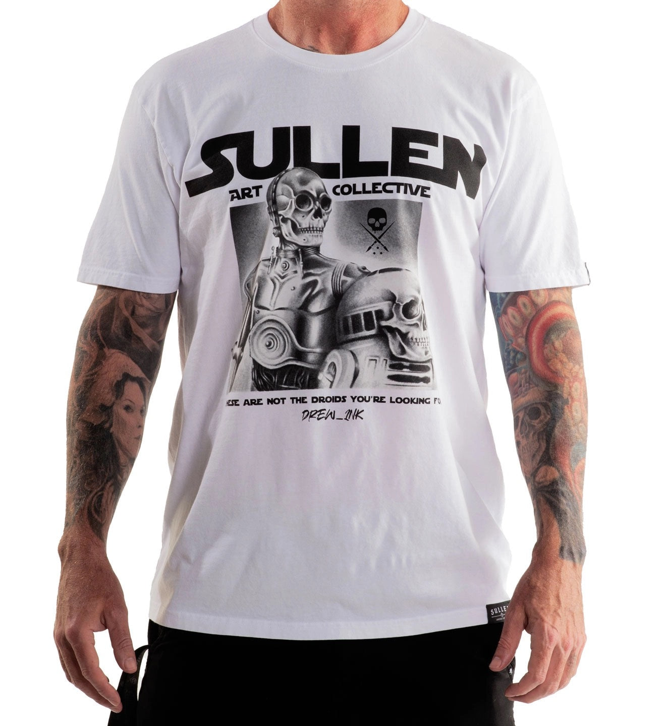 Sullen Men's The Solids Premium Short Sleeve T-Shirt - White, Size L