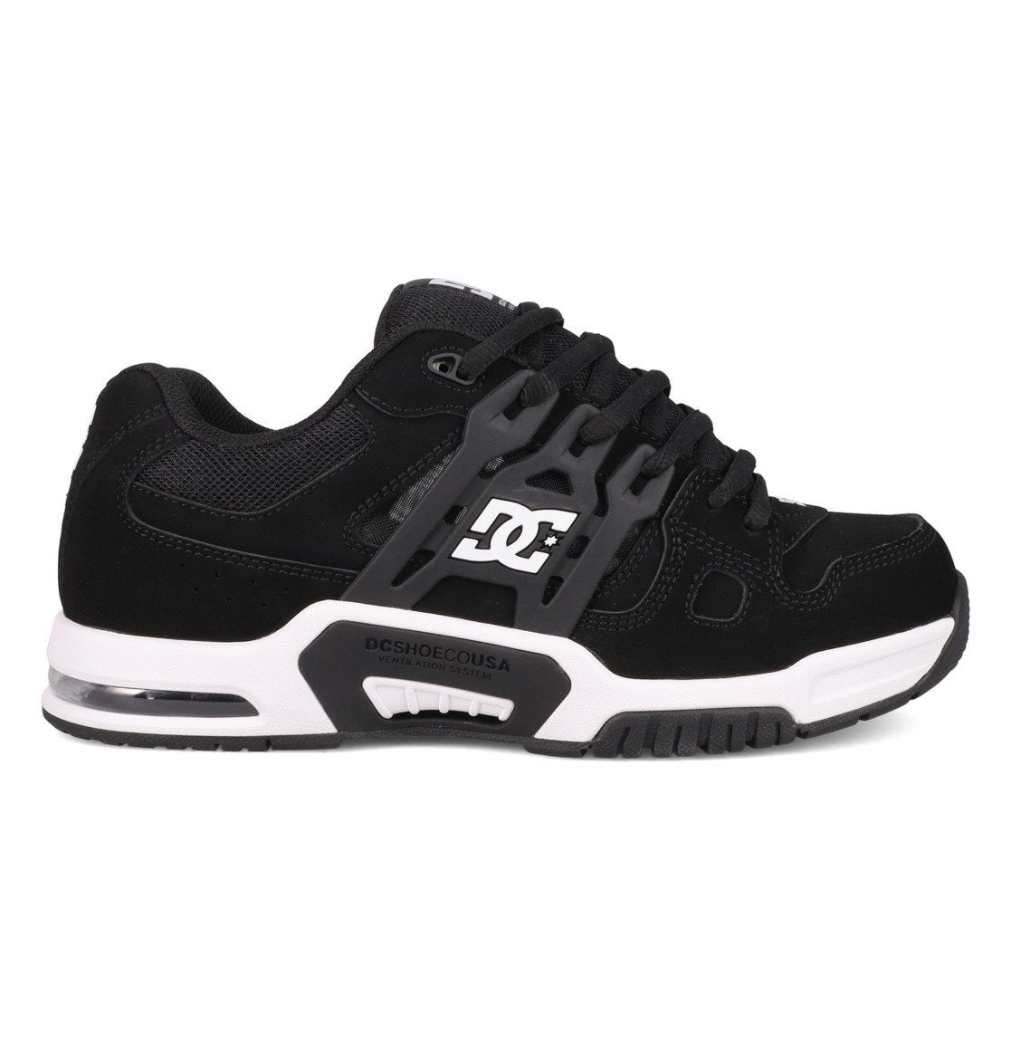DC SHOES AT-2 BLACK WHITE TRAINERS