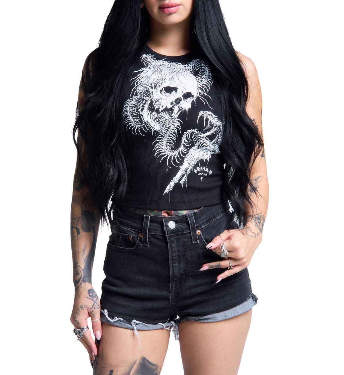 SULLEN CLOTHING COLD VENOM TANK LADIES VEST T-SHIRT