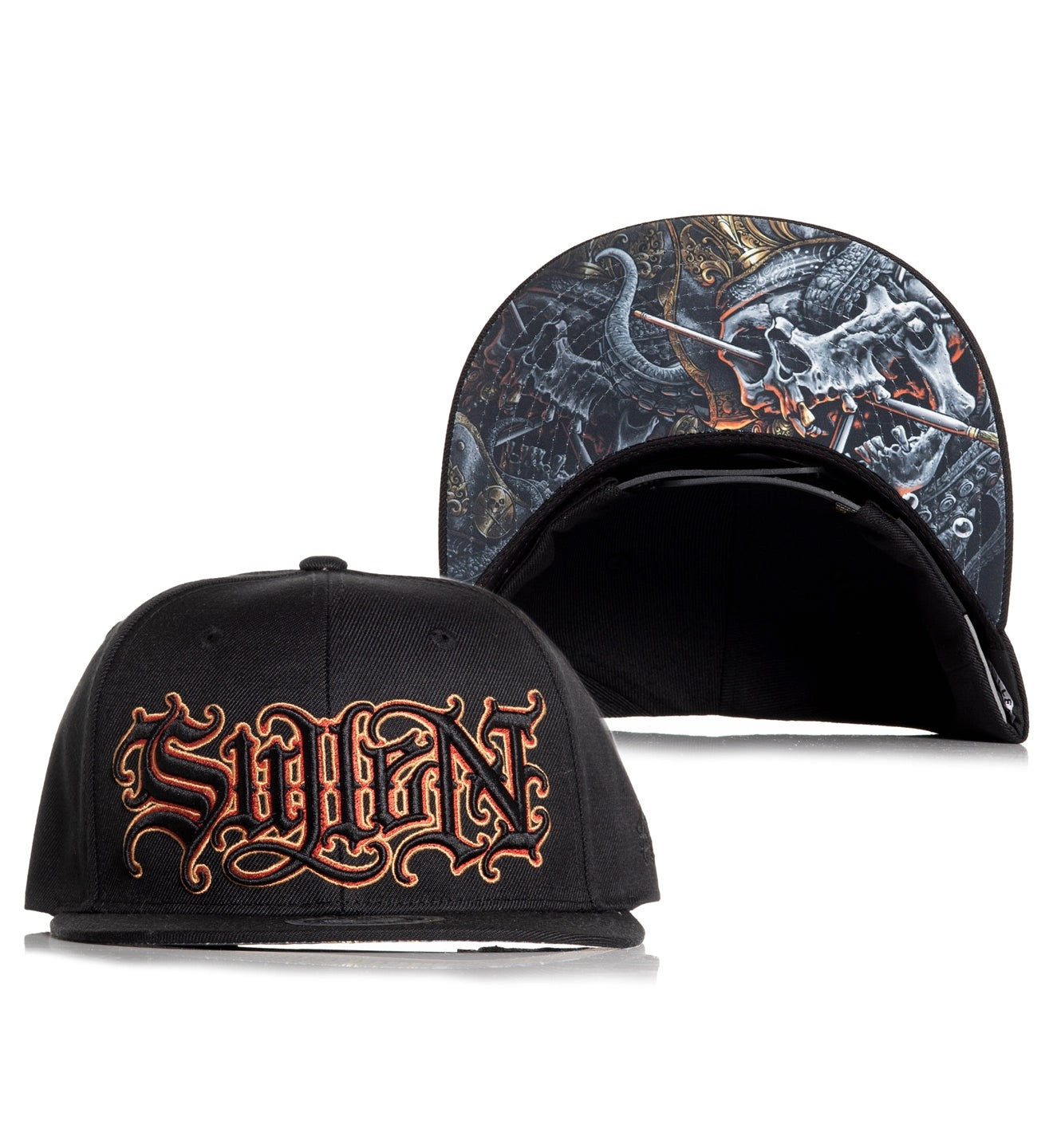 SULLEN CLOTHING BLACK FLAG SNAPBACK CAP HAT