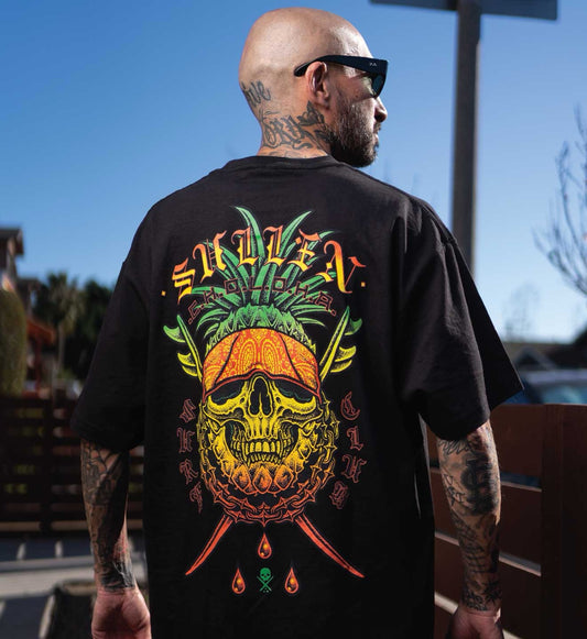 SULLEN CLOTHING CHOLOHA SURF CLUB BLACK STANDARD T-SHIRT