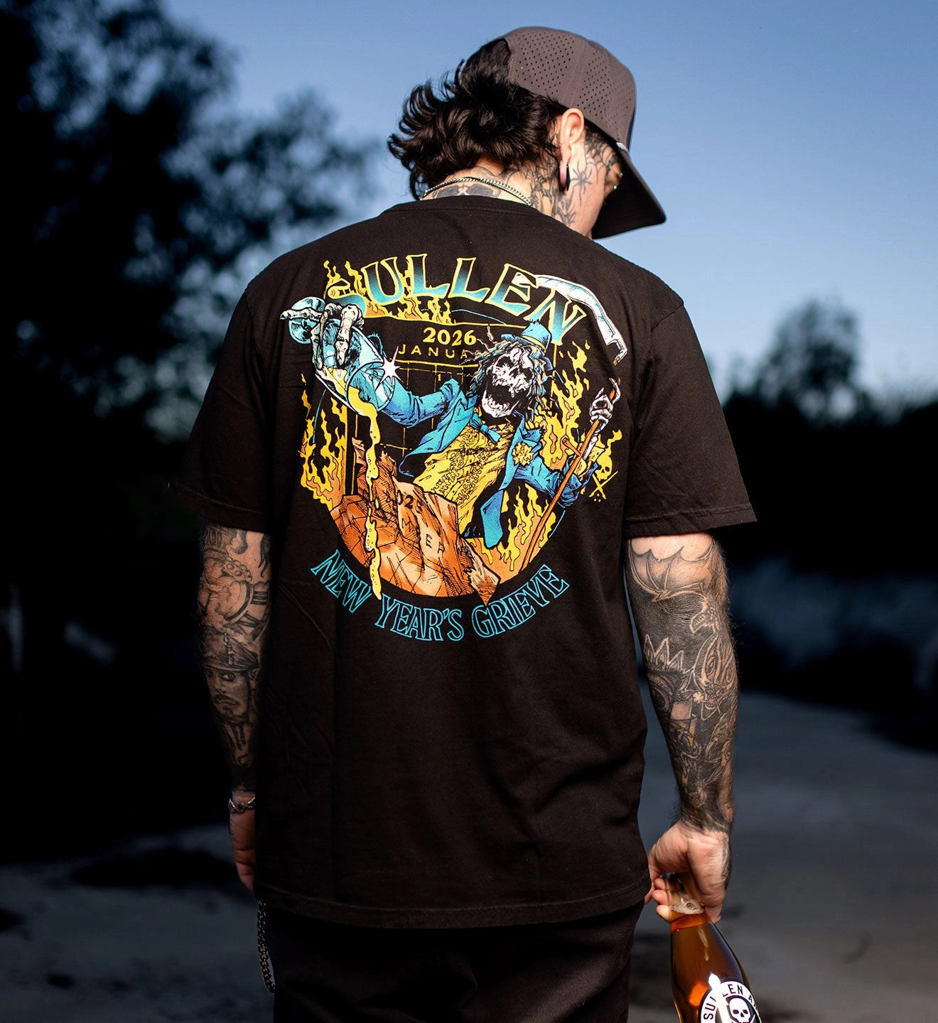 SULLEN CLOTHING NEW YEARS GRIEVE PREMIUM T-SHIRT