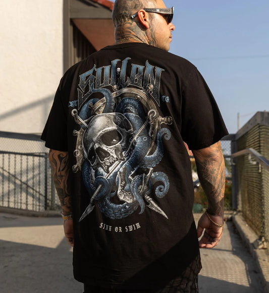 SULLEN CLOTHING HARPOON SKULL PREMIUM T-SHIRT