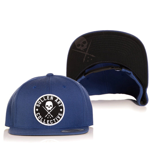 SULLEN CLOTHING ALWAYS DARK ROYAL NAVY SNAPBACK CAP HAT