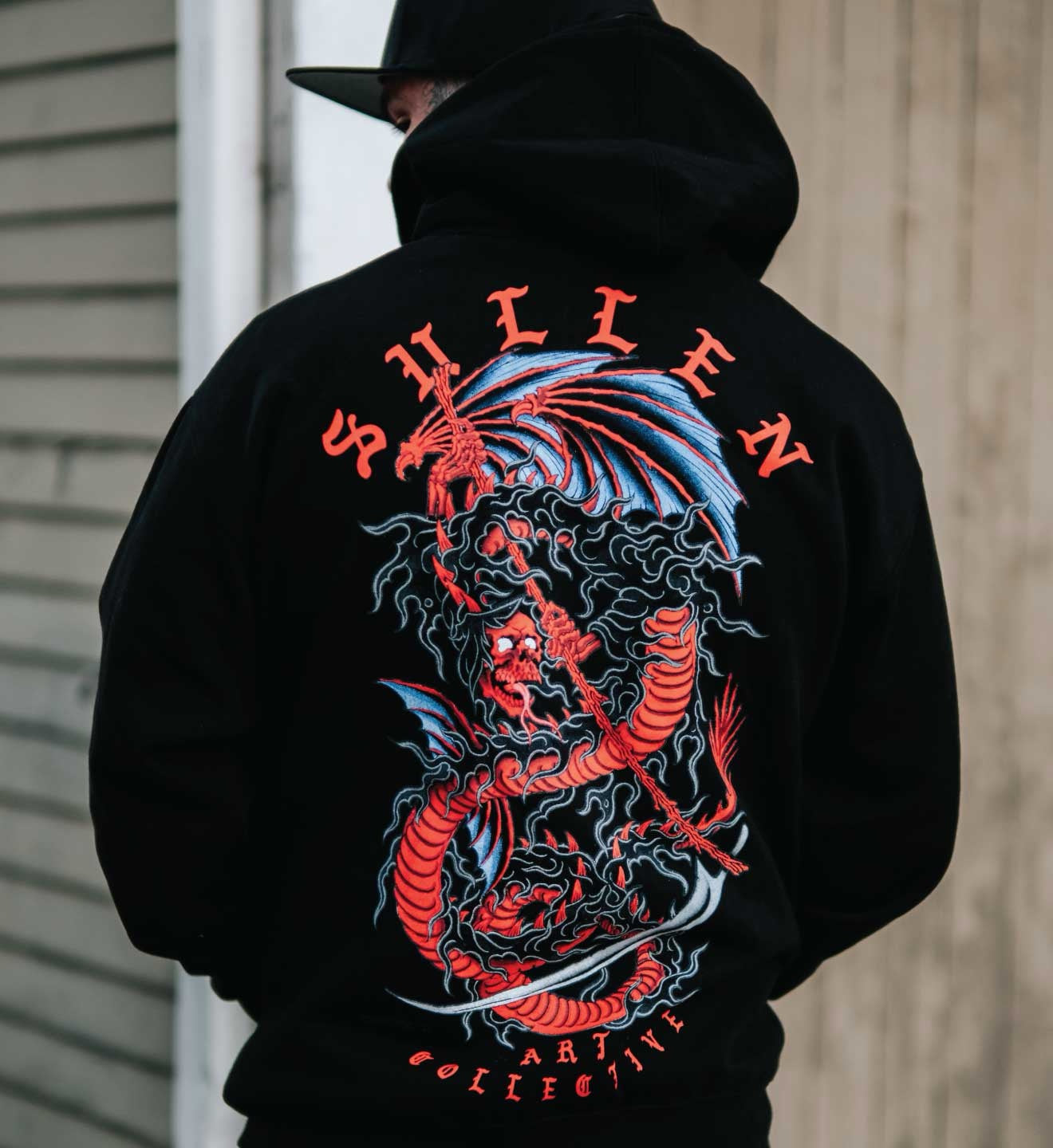 SULLEN CLOTHING REAPER DRAGON ZIP HOODIE