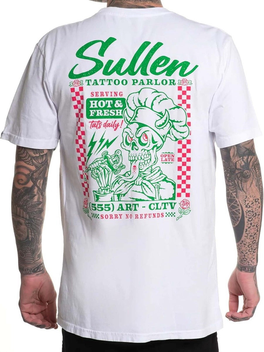 SULLEN CLOTHING HOT AND FRESH PREMIUM WHITE T-SHIRT