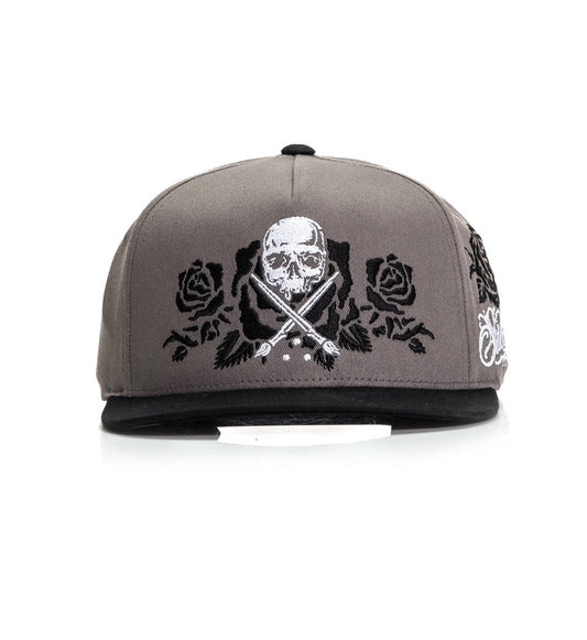 SULLEN CLOTHING PASADENA GREY & BLACK SNAPBACK CAP