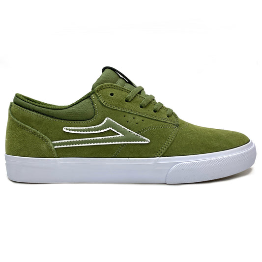 LAKAI GRIFFIN OLIVE GREEN SUEDE TRAINERS