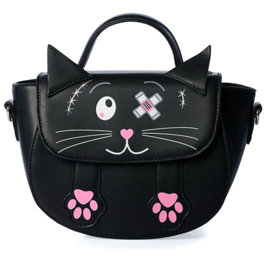 LOST QUEEN BLACK NEKO CAT SHOULDER BAG (BG34353)