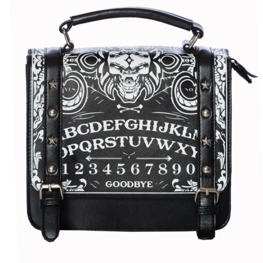 LOST QUEEN BLACK OUIJA SMALL SATCHEL BAG (BG7269)