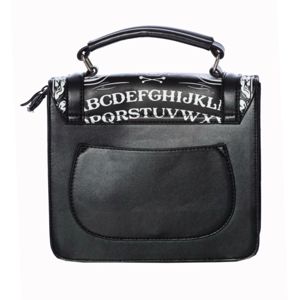 LOST QUEEN BLACK OUIJA SMALL SATCHEL BAG (BG7269)