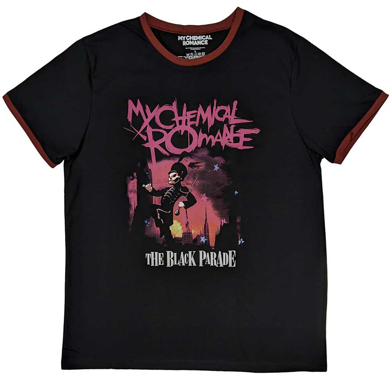 My Chemical Romance Unisex Ringer T-Shirt: March (Black)