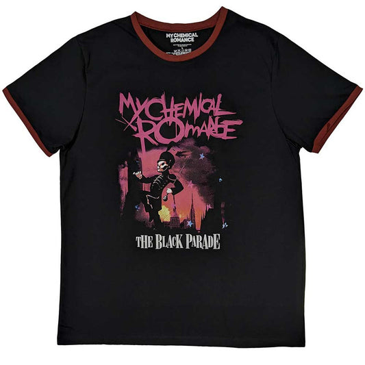 My Chemical Romance Unisex Ringer T-Shirt: March (Black)