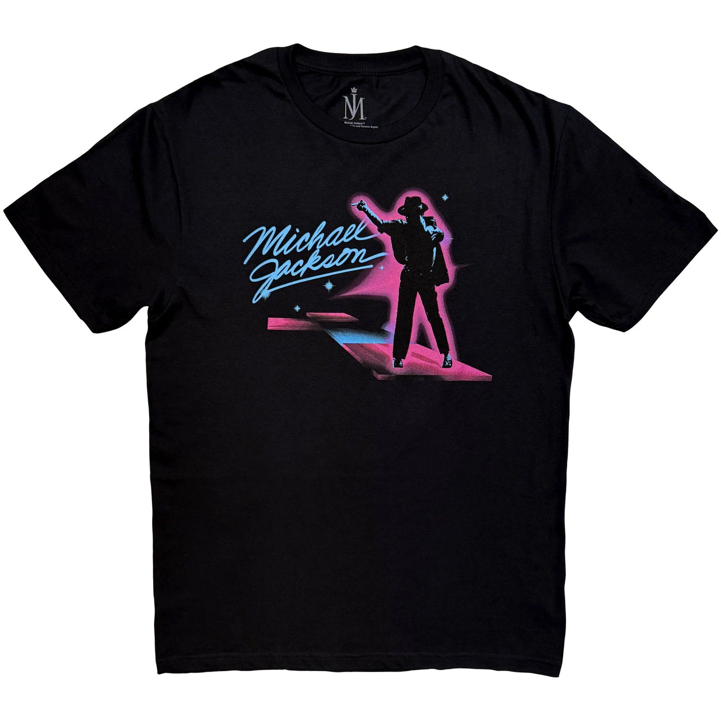 Michael Jackson Unisex T-Shirt: Neon (Black)