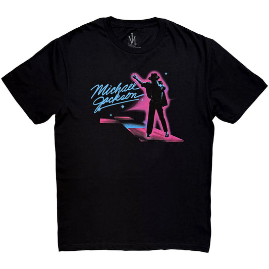 Michael Jackson Unisex T-Shirt: Neon (Black)