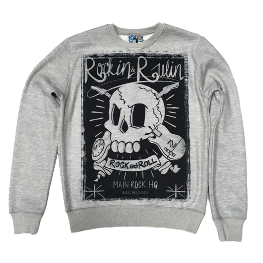 MONKEY BUSINESS ROCKIN SKULL SWEATSHIRT