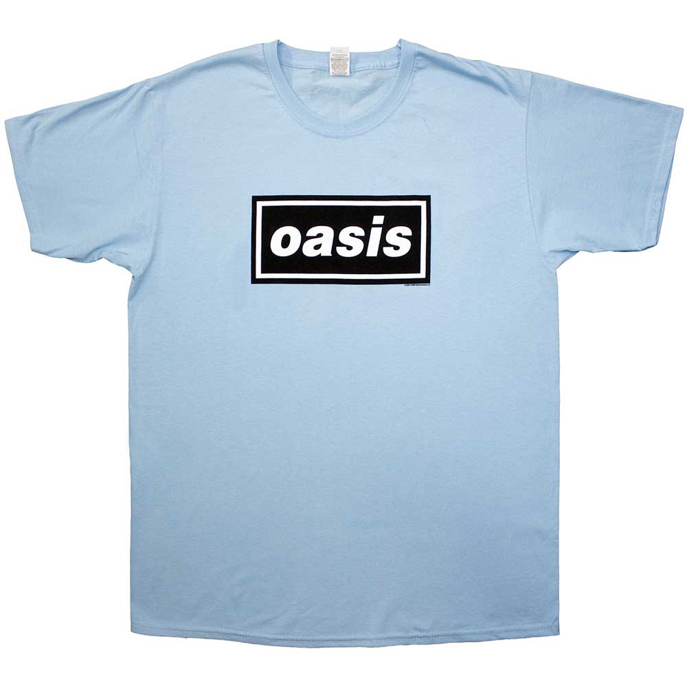 OASIS T-SHIRT DECCA LOGO LIGHT BLUE