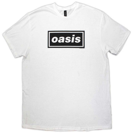 OASIS T-SHIRT DECCA LOGO WHITE
