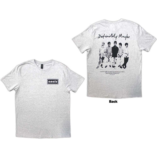 OASIS T-SHIRT DEFINITELY MAYBE PROMO GREY