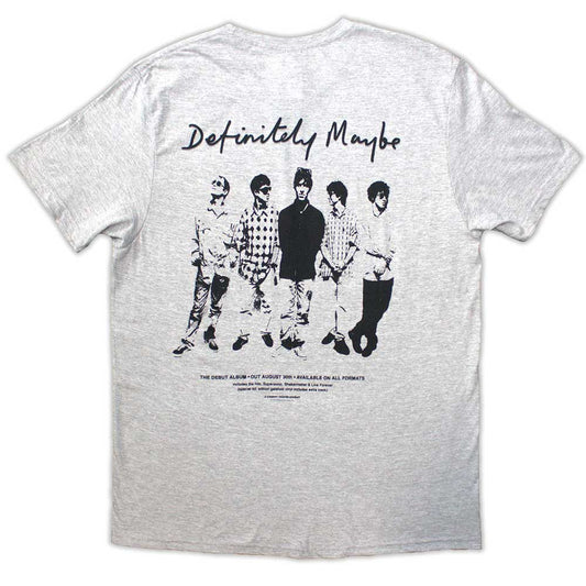 OASIS T-SHIRT DEFINITELY MAYBE PROMO GREY