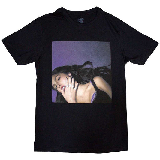 Olivia Rodrigo Unisex T-Shirt: Guts Album Cover (Black) (Back Print)