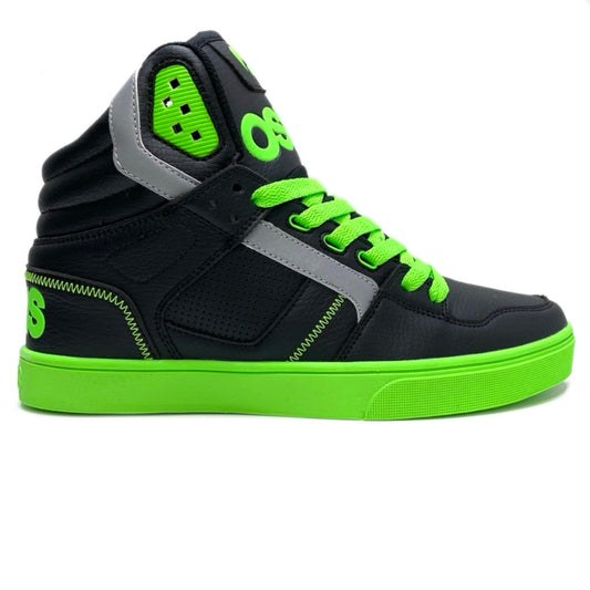 OSIRIS SHOES CLONE BLACK BLACK GREEN TRAINERS