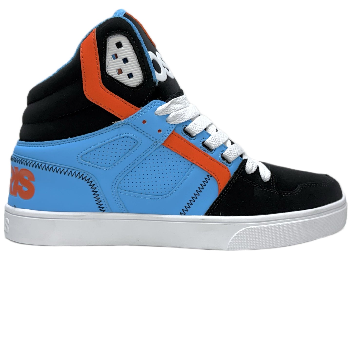 OSIRIS SHOES CLONE BLACK BLUE ORANGE TRAINERS
