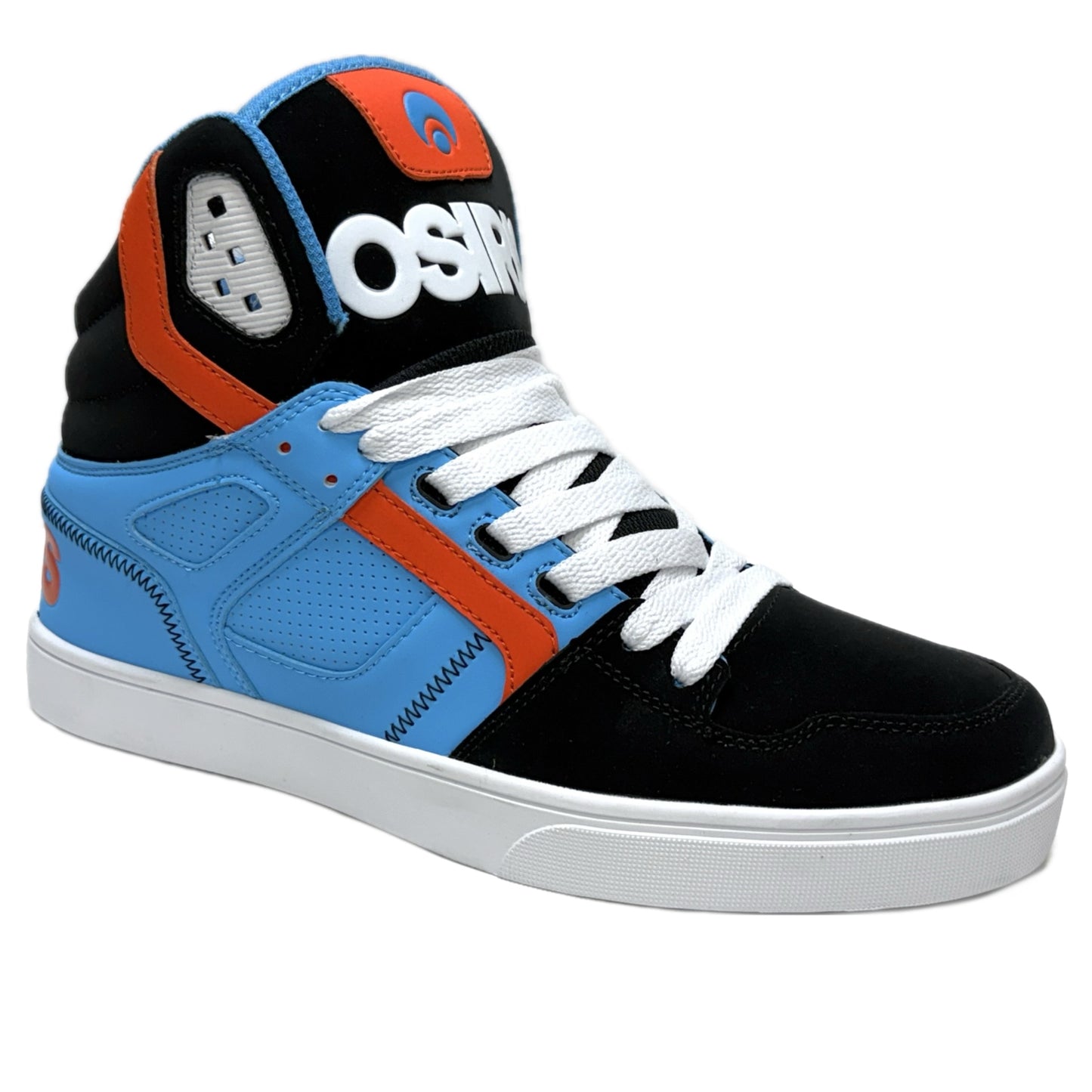 OSIRIS SHOES CLONE BLACK BLUE ORANGE TRAINERS
