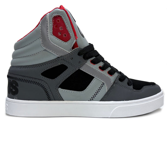 OSIRIS SHOES CLONE BLACK GREY RED TRAINERS