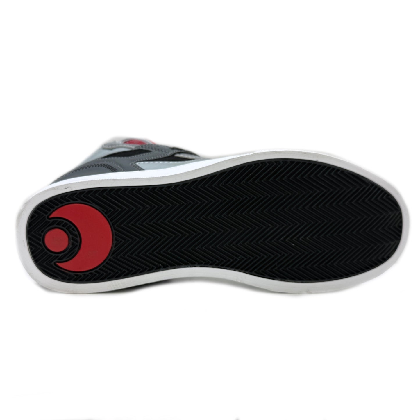 OSIRIS SHOES CLONE BLACK GREY RED TRAINERS