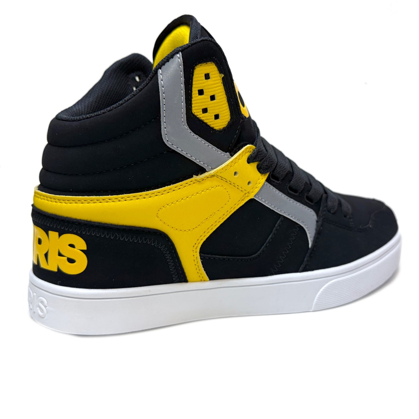 OSIRIS SHOES CLONE BLACK YELLOW WHITE TRAINERS