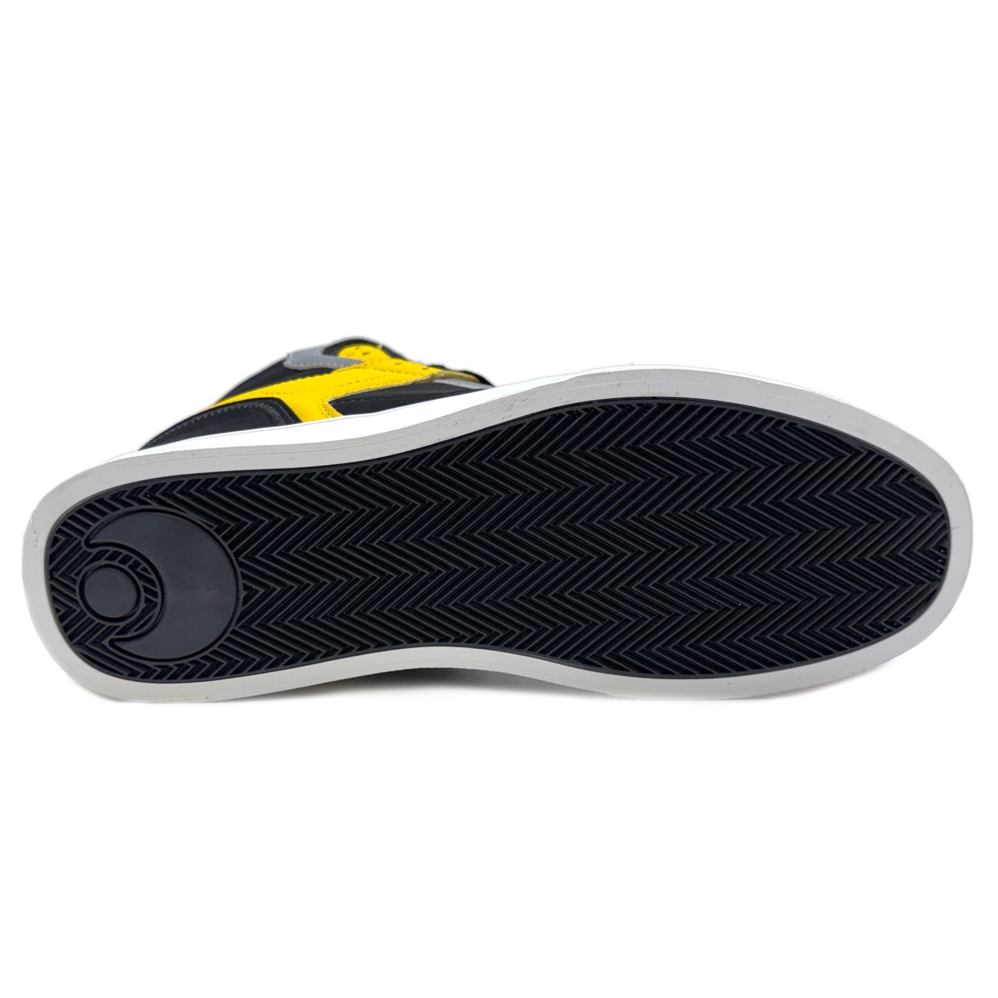 OSIRIS SHOES CLONE BLACK YELLOW WHITE TRAINERS