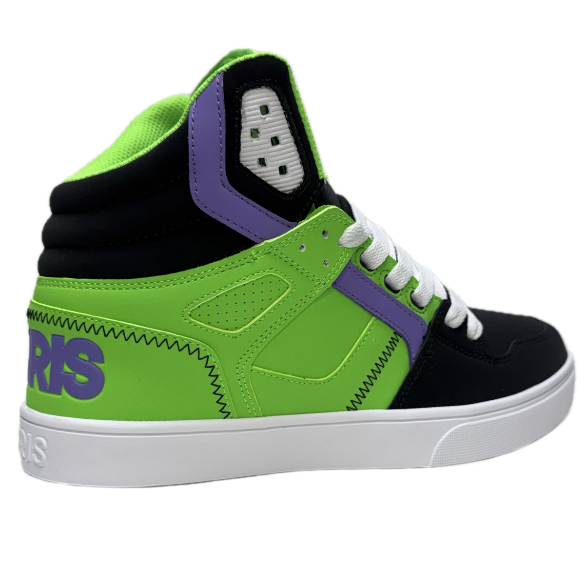 OSIRIS SHOES CLONE LIME BLACK PURPLE TRAINERS