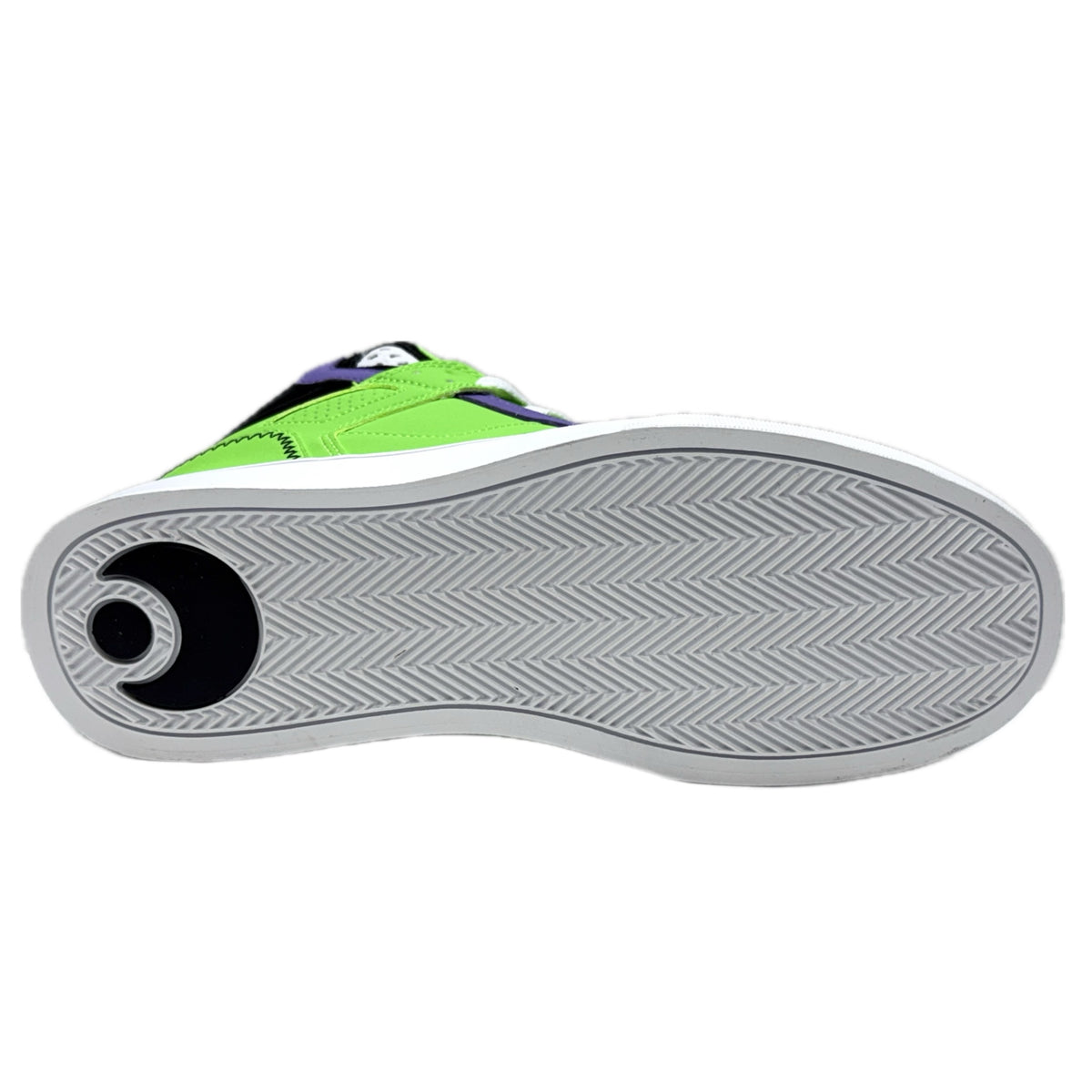 OSIRIS SHOES CLONE LIME BLACK PURPLE TRAINERS