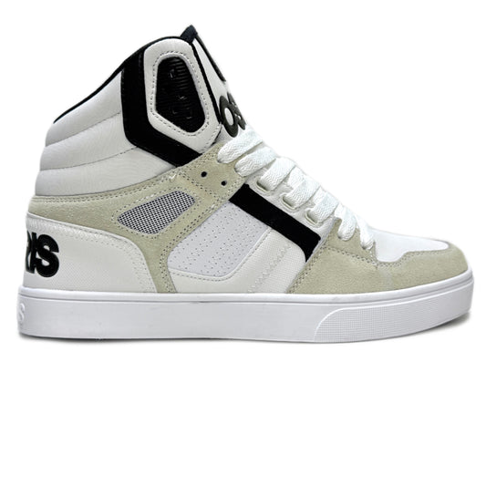 OSIRIS SHOES CLONE WHITE BLACK WHITE TRAINERS