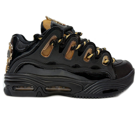 OSIRIS SHOES D3 2001 25 YEARS BLACK GOLD TRAINERS